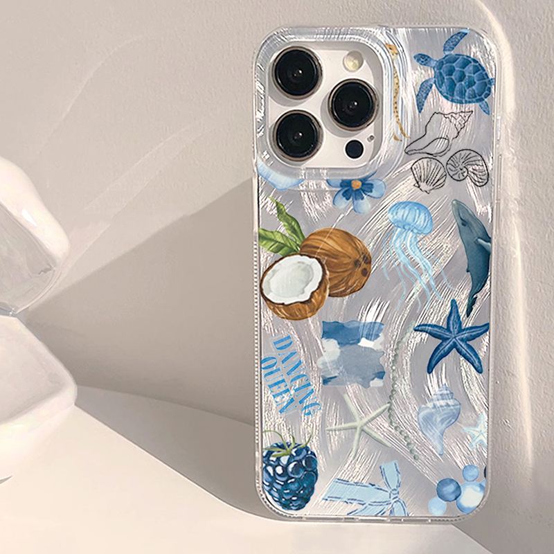 Receipt Printer Thermal - Blue Ocean Beach Shockproof Phone Case