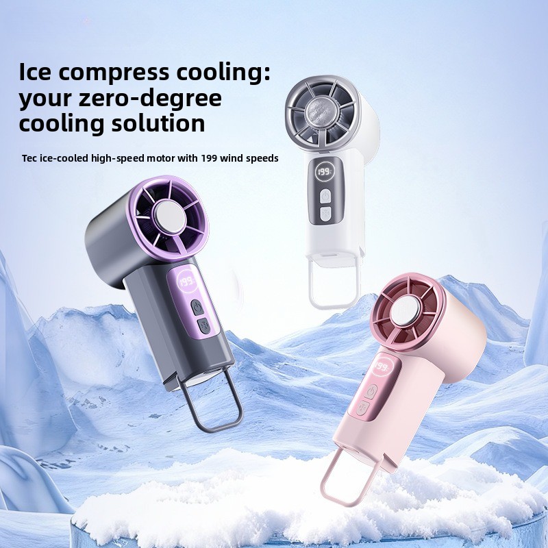 Office Technology - Pocket-Sized Turbo Fan with Ice-Cooling Technology,