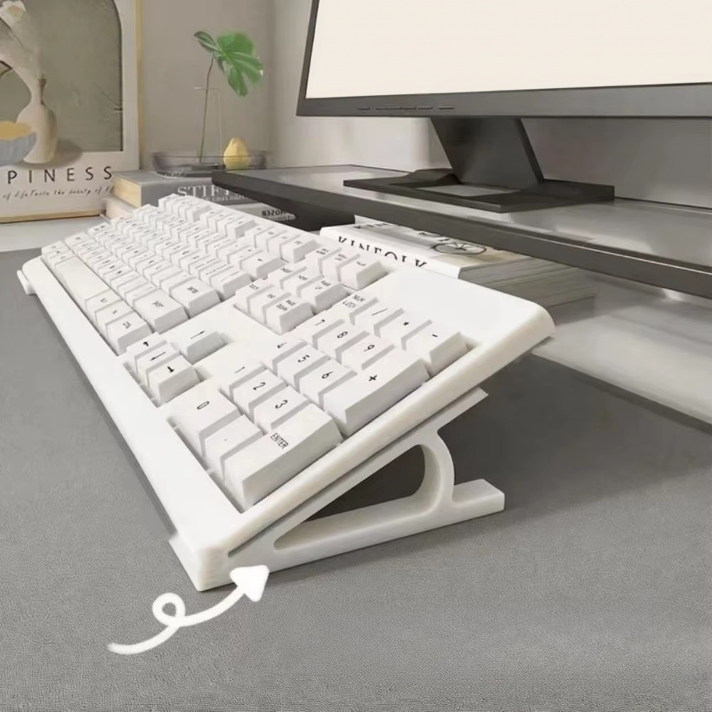 Office Technology - 2pc Ergonomic Keyboard Riser For Office