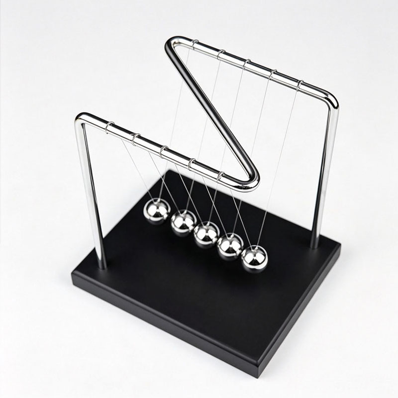 N Shaped Newton's Cradle Balan - Office Technology ulasan dan harga