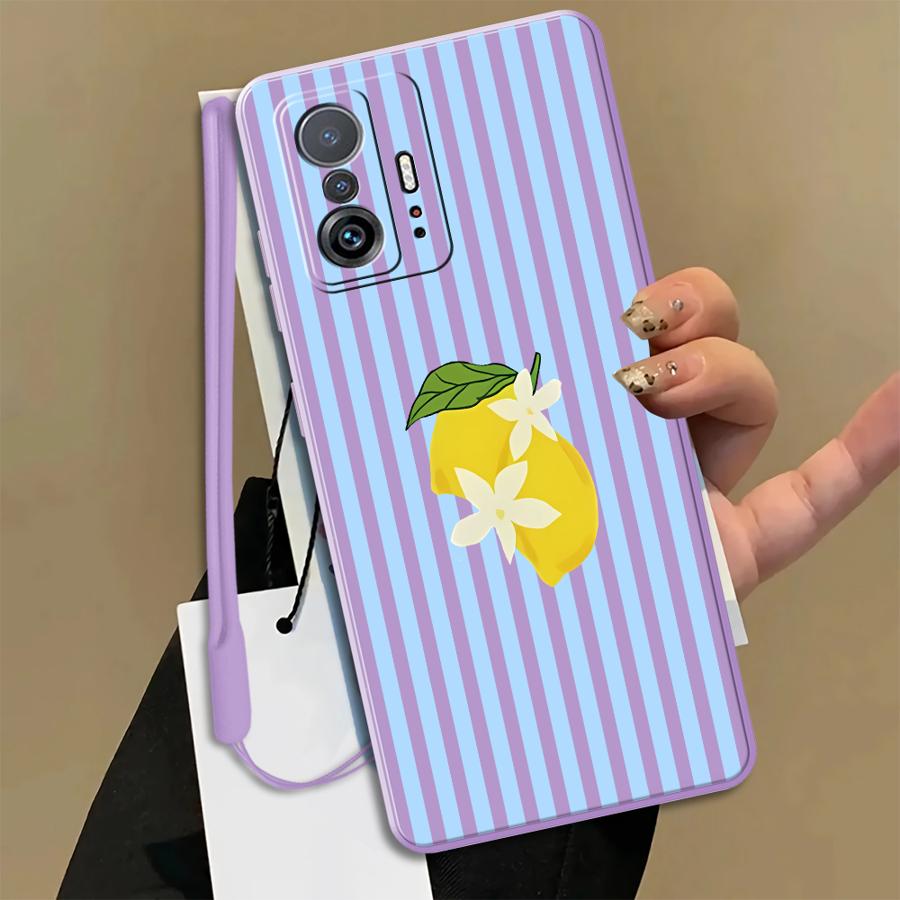 Lemon Cool Stripe Pattern Case - Receipt Printer Thermal ulasan dan harga