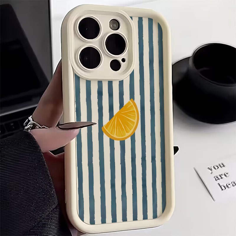 Striped Lemon Slice Pattern Ph - Receipt Printer Thermal ulasan dan harga