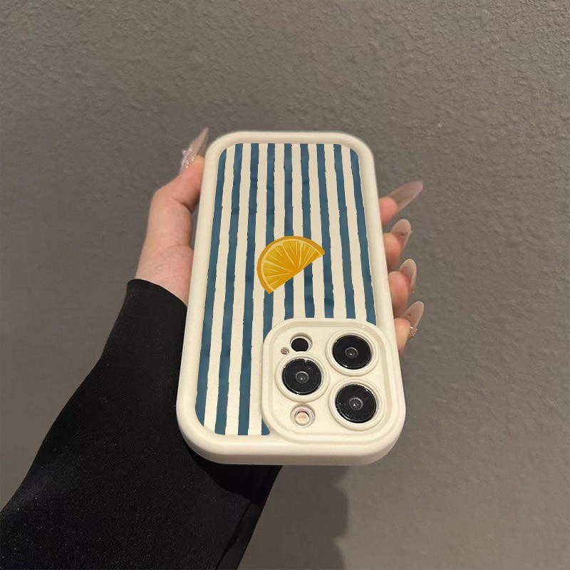 Striped Lemon Slice Pattern Ph - Receipt Printer Thermal ulasan dan harga