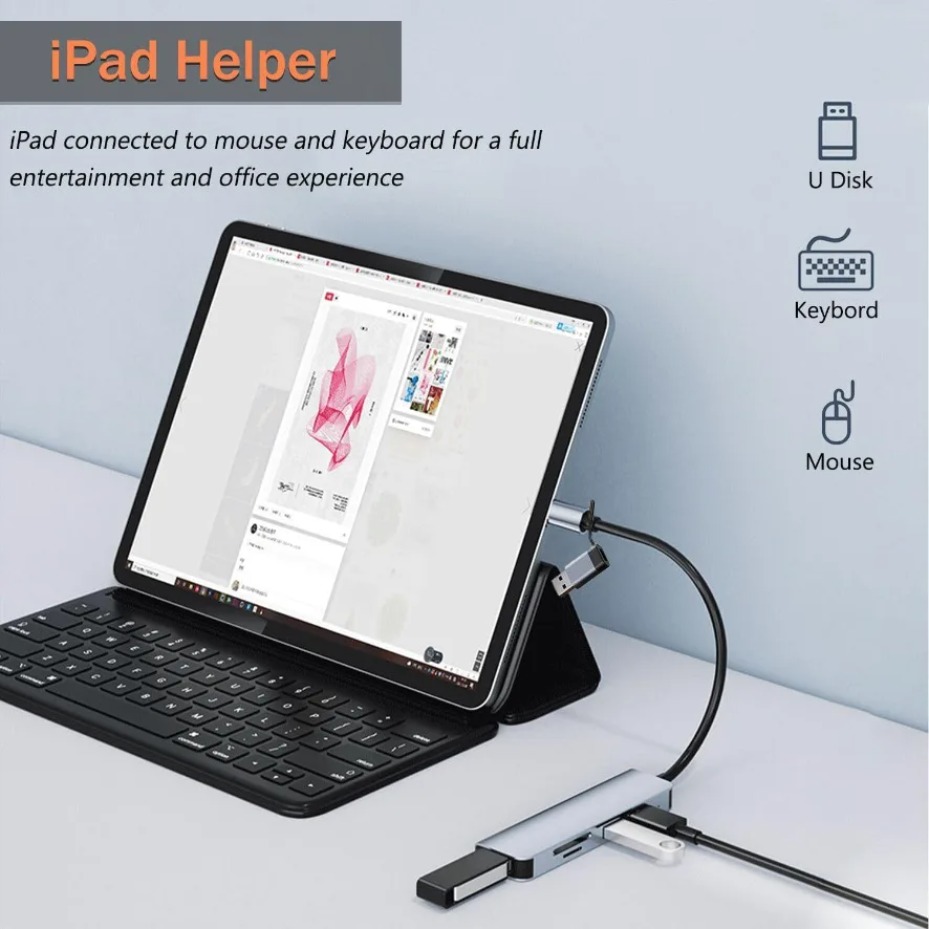 5/7/8 in 2 USB-C Hub with 3.0  - Office Xp ulasan dan harga