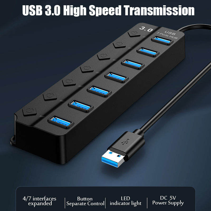 USB Hub USB 3.0 Power Adapter  - Multi Port Usb Hub ulasan dan harga