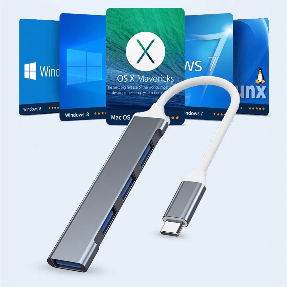 4 Ports Multi Splitter USB 3.0 - Multi Port Usb Hub ulasan dan harga