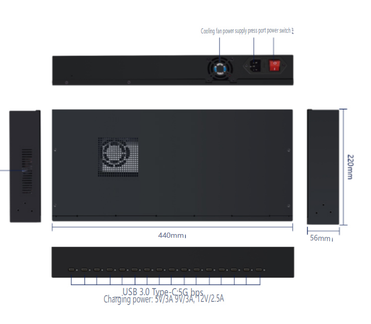 HUB Splitter Multi-Port Expans - Multi Port Usb Hub ulasan dan harga
