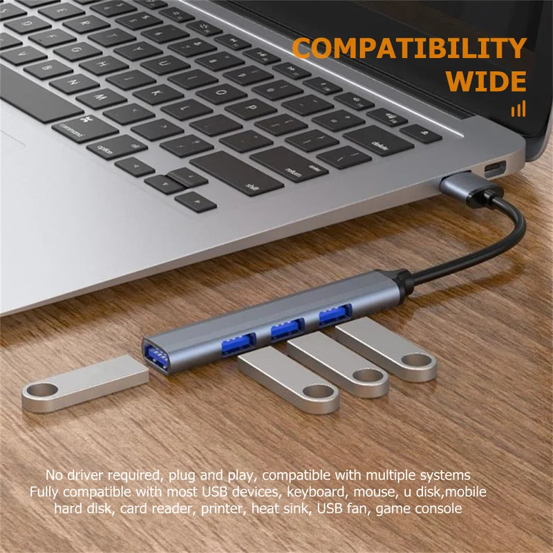4-Port USB-C Hub 3.0/3.1-Multi - Multi Port Usb Hub ulasan dan harga
