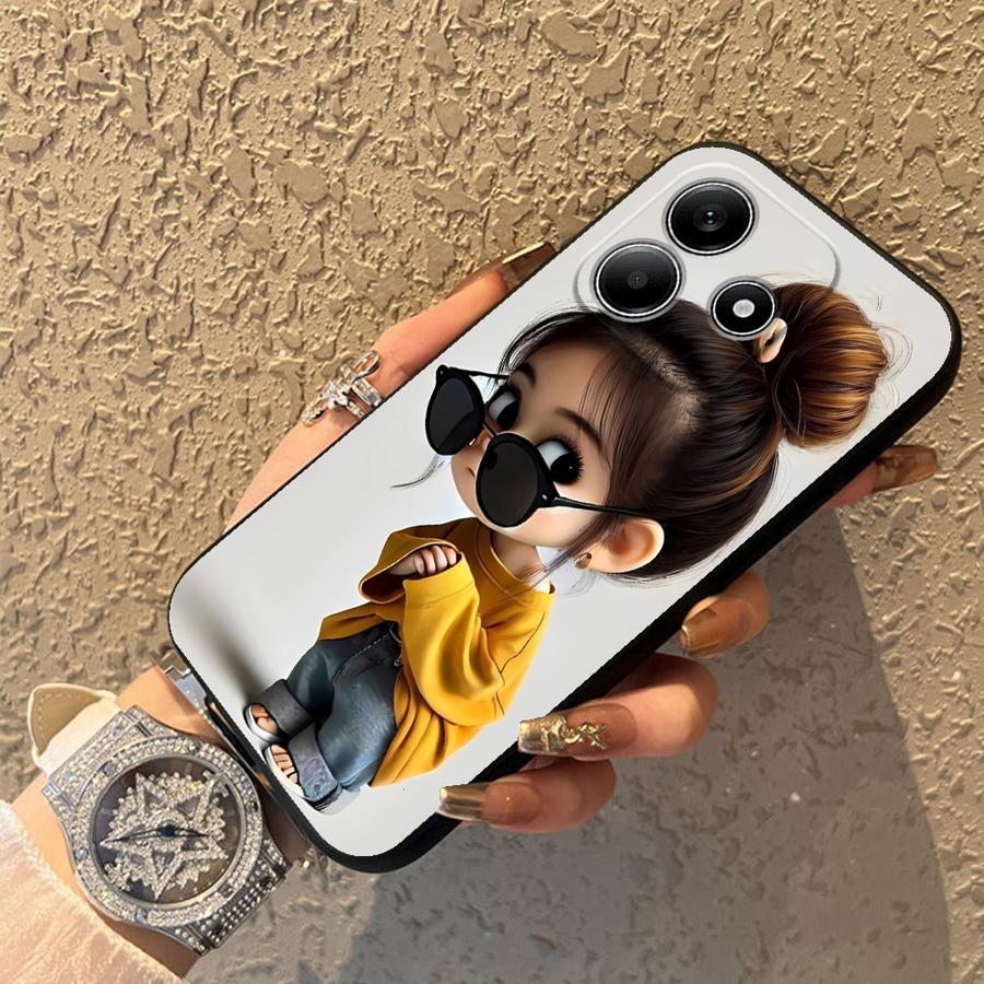 Cartoon Girl Pattern Funda Pho - Receipt Printer Thermal ulasan dan harga