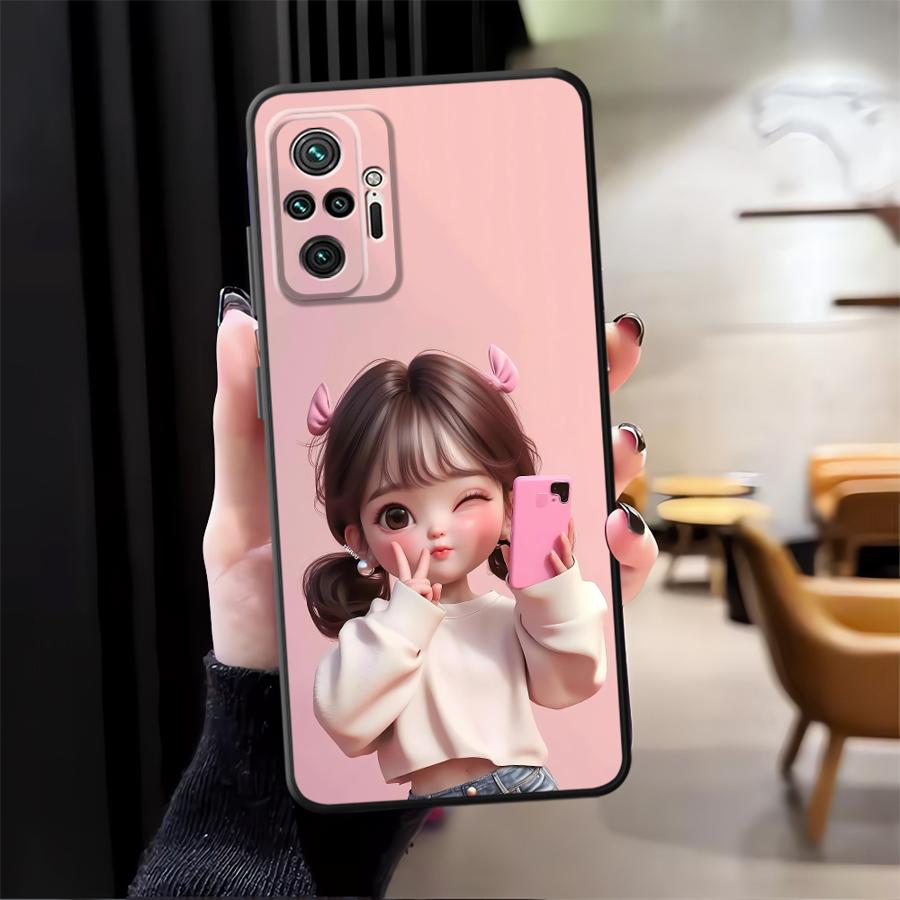 Cartoon Girl Pattern Funda Pho - Receipt Printer Thermal ulasan dan harga