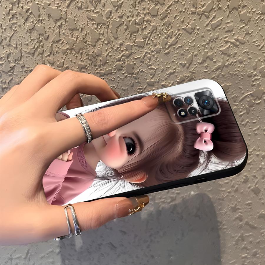 Cartoon Girl Pattern Funda Pho - Receipt Printer Thermal ulasan dan harga