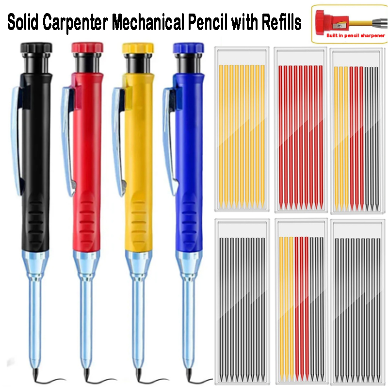 Solid Carpenter Pencil Woodwor - Office Technician ulasan dan harga