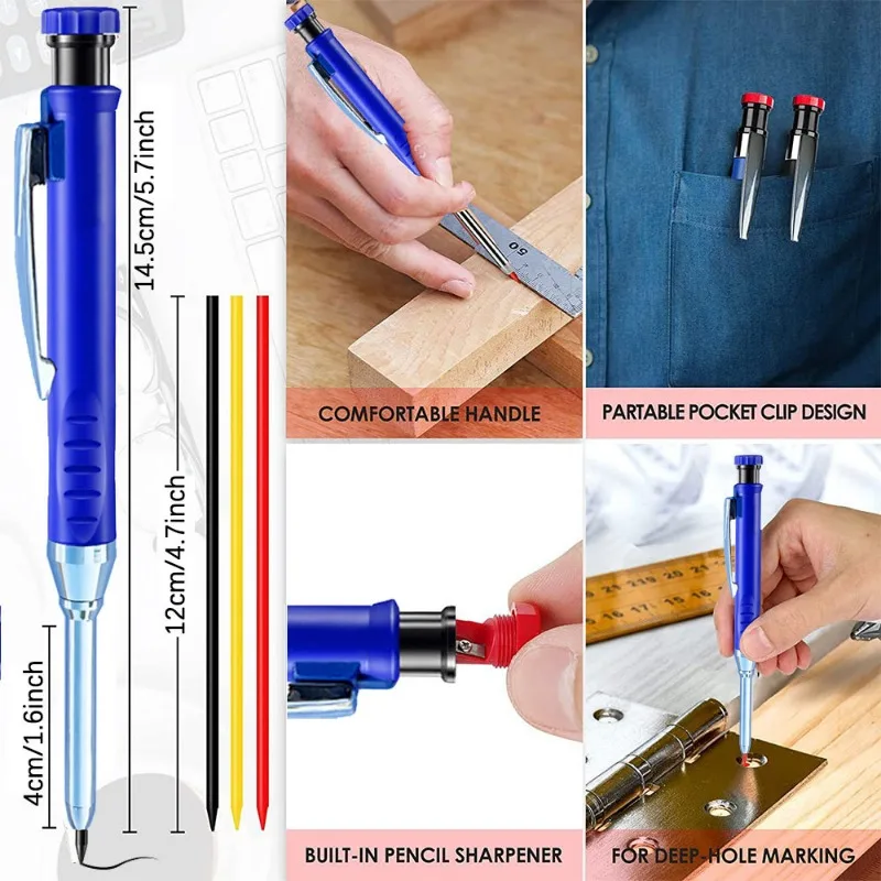 Solid Carpenter Pencil Woodwor - Office Technician ulasan dan harga