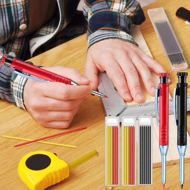 Solid Carpenter Pencil Woodwor - Office Technician ulasan dan harga