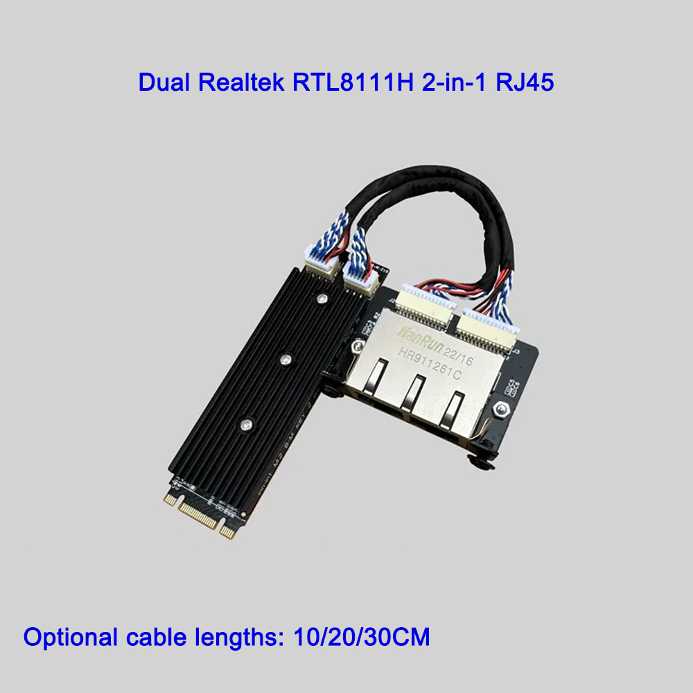 Industrial M.2 B+M Key Dual Po - Gigabit Network Card ulasan dan harga