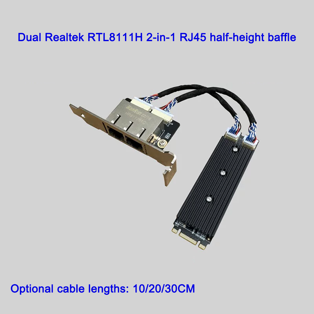 Industrial M.2 B+M Key Dual Po - Gigabit Network Card ulasan dan harga