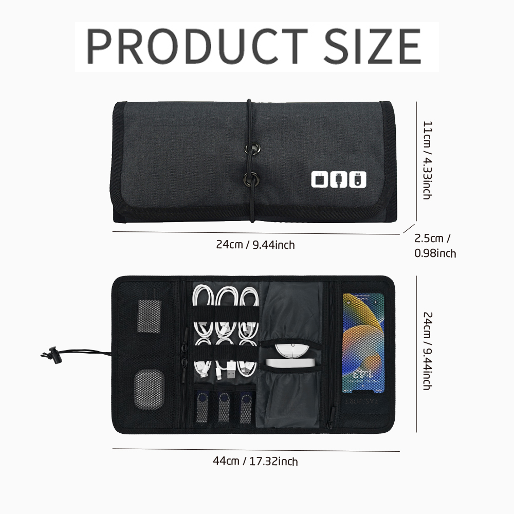 Tech Organizer Bag Cable Stora - Office Technician ulasan dan harga