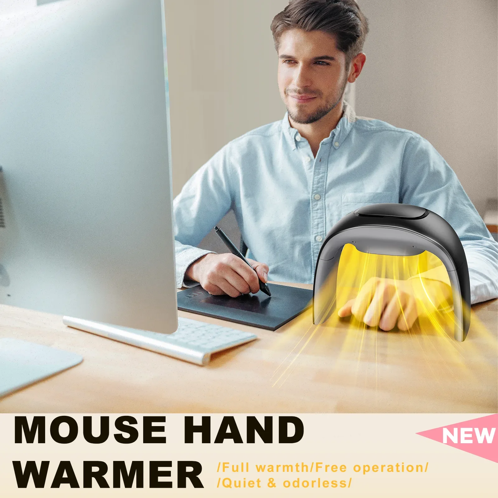 Eary Portable Winter Mouse Han - Home Office Tech Uk ulasan dan harga