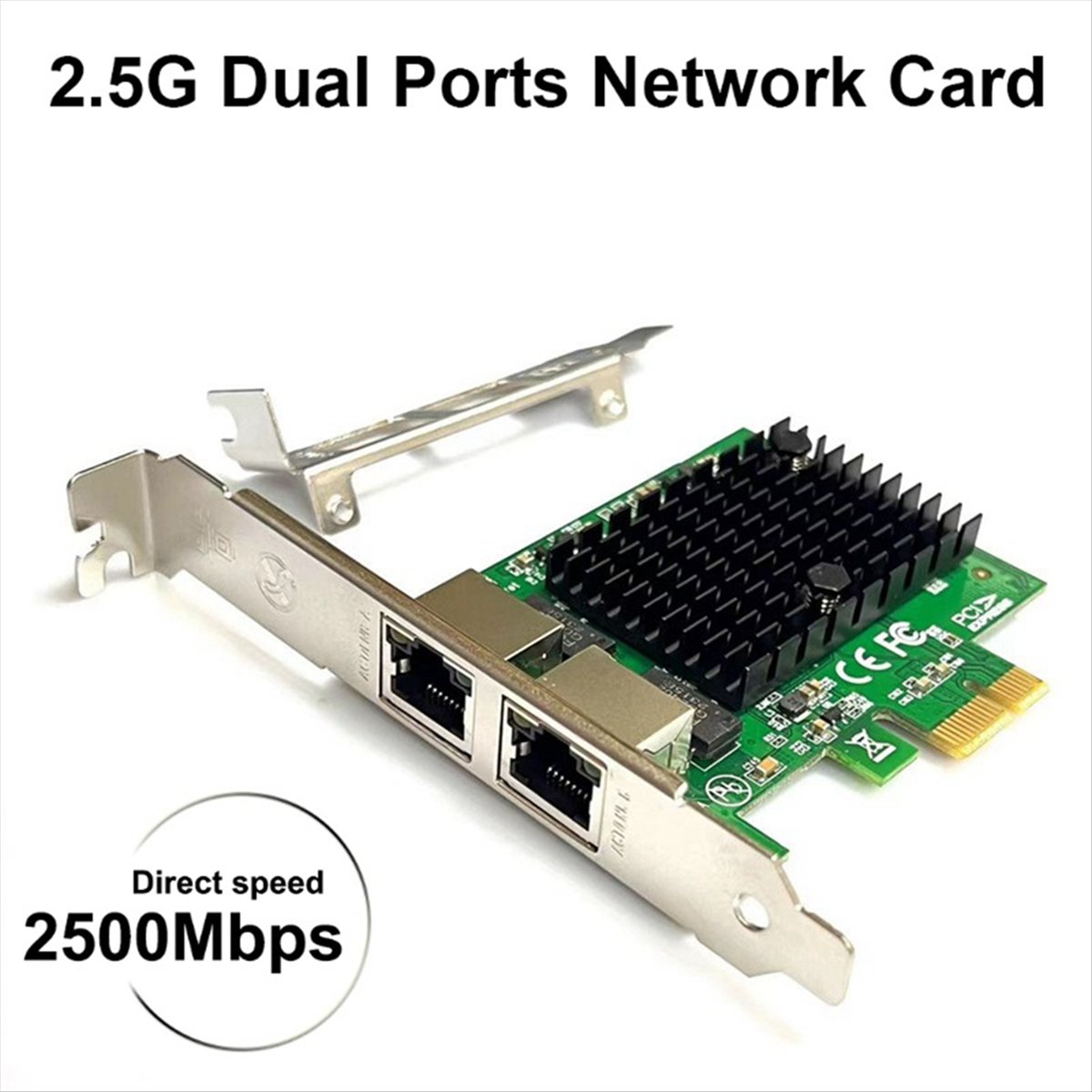 ABAN 2 Port 2.5G PCIe Network  - Gigabit Network Card ulasan dan harga