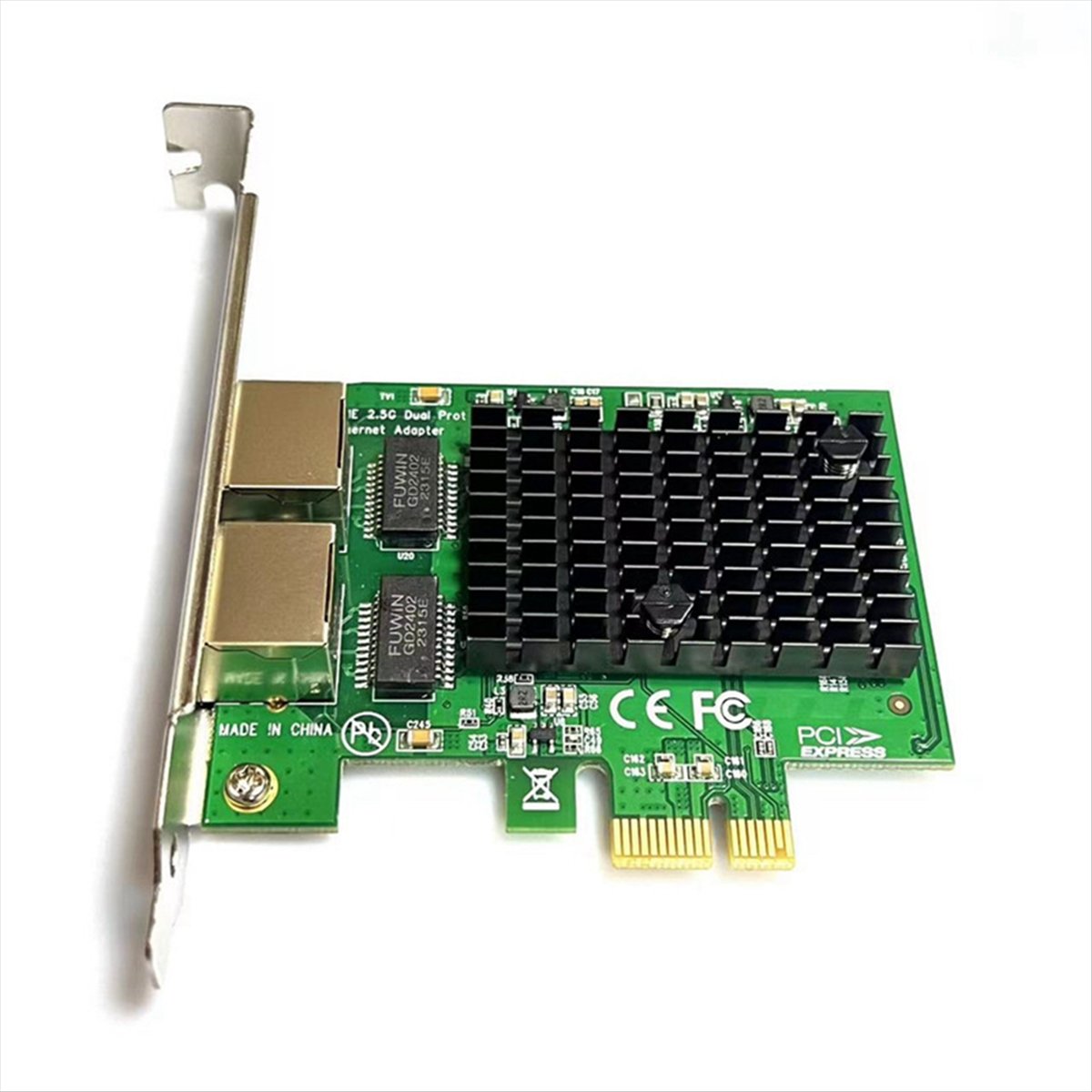 ABAN 2 Port 2.5G PCIe Network  - Gigabit Network Card ulasan dan harga