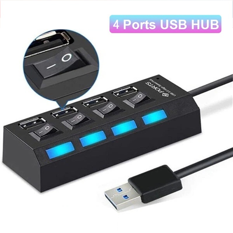 4 In 1 USB HUB USB Switch USB  - Multi Port Usb Hub ulasan dan harga