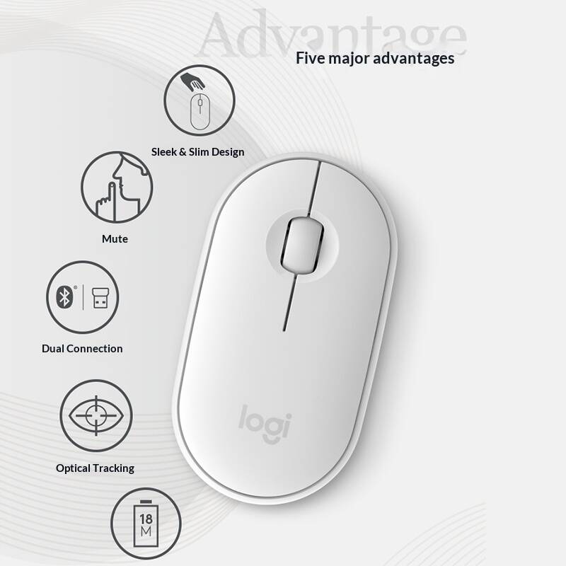 Logitech M350 PEBBLE Travel Wi - Office Xp ulasan dan harga