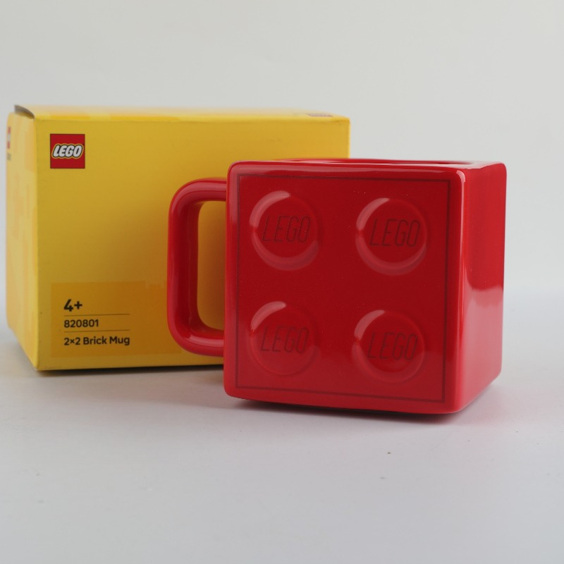 320ml Ceramic Mug 2x2 Red LEGO - Office Technician ulasan dan harga